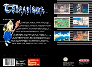 Terranigma (Germany) (Rev 1) box cover back